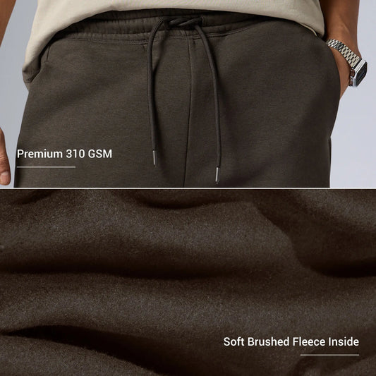 Pulse French Terry Cotton Blend Sweatpants Malt Brown - XYXX Crew