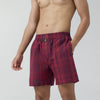 Checkmate Combed Cotton Boxer Shorts Brit Red