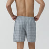 Checkmate Combed Cotton Boxer Shorts Frost Grey