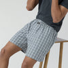 Checkmate Combed Cotton Boxer Shorts Frost Grey