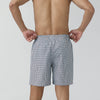 Checkmate Combed Cotton Boxer Shorts Sandy Grey