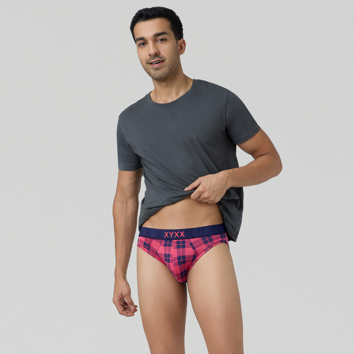 Checkmate Modal-Cotton Briefs For Men Rio Red -  XYXX Crew