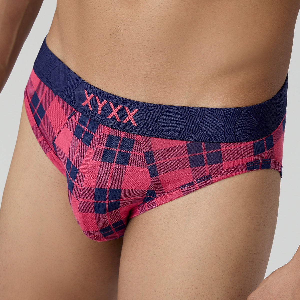 Checkmate Modal-Cotton Briefs For Men Rio Red -  XYXX Crew