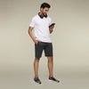 Code Cotton Rich Shorts For Men Graphite Grey - XYXX Crew