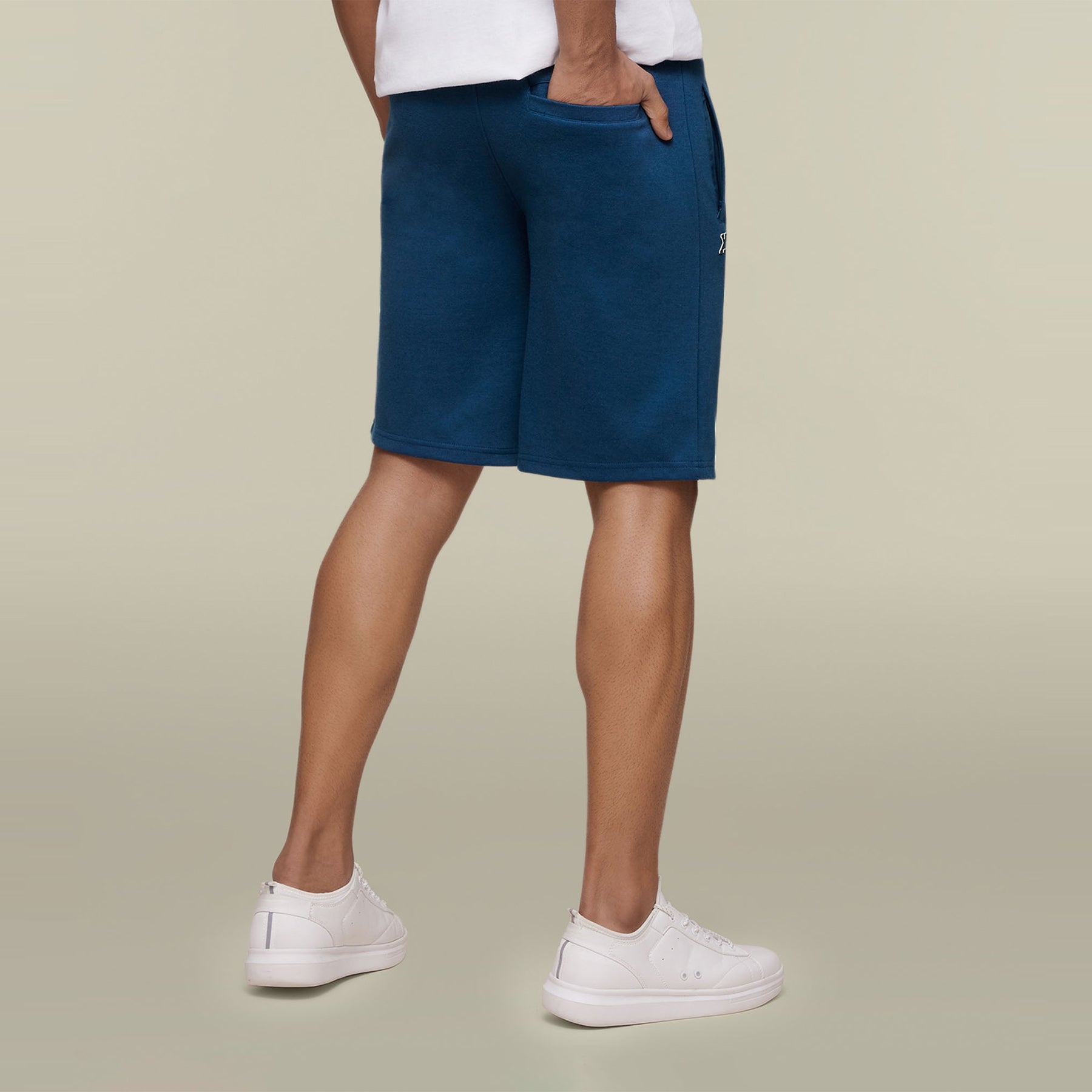 Code Cotton Rich Shorts For Men Oxford Blue - XYXX Crew