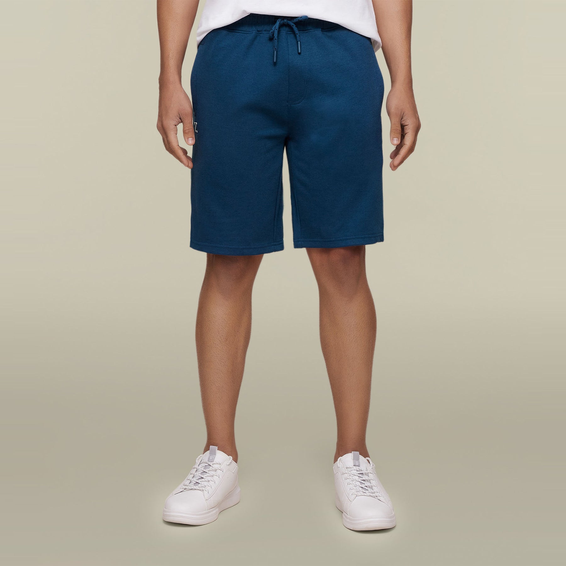 Code Cotton Rich Shorts For Men Oxford Blue - XYXX Crew