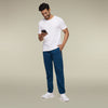 Code Cotton Rich Track Pants For Men Oxford Blue - XYXX Crew