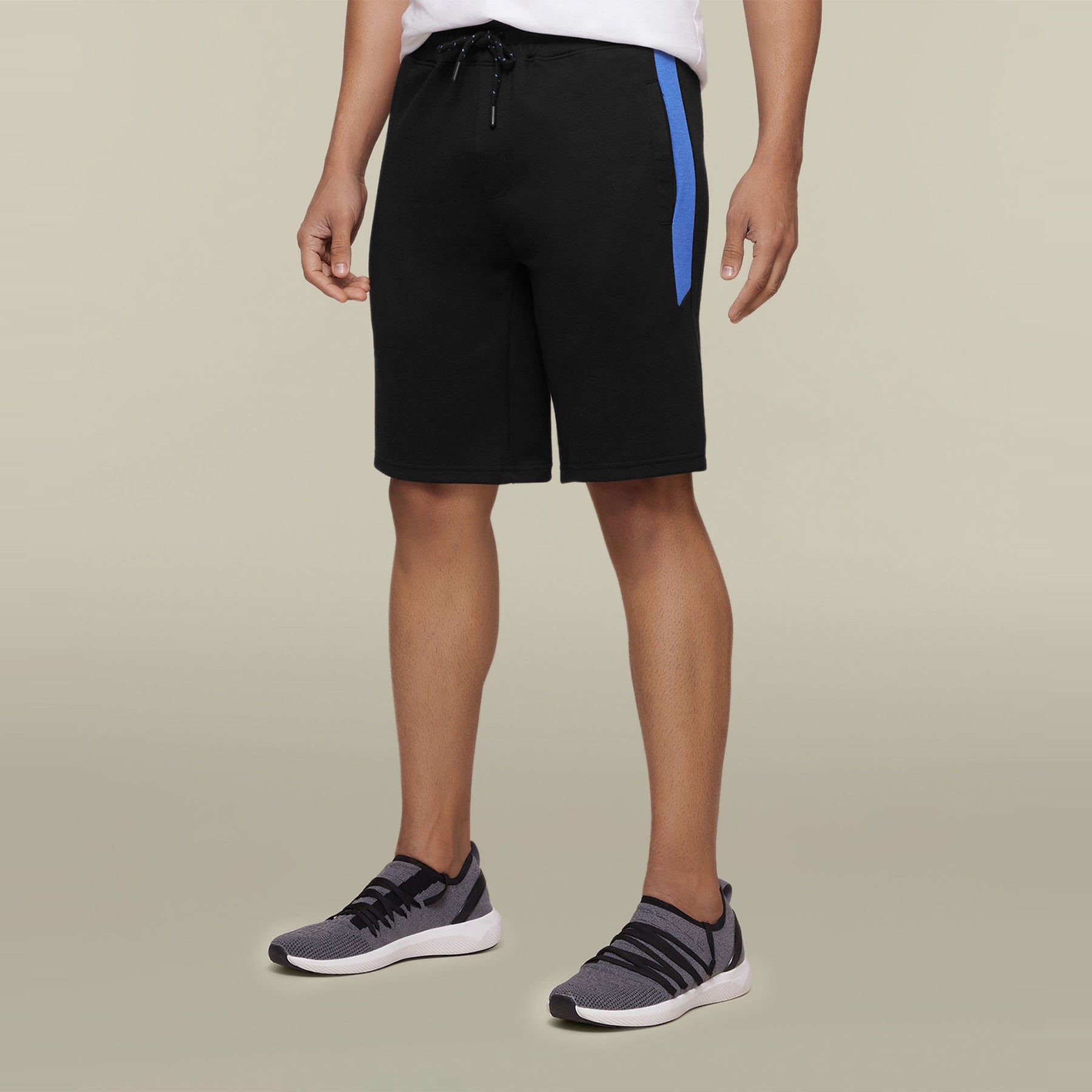 Code Cotton Rich Shorts For Men Pitch Black - XYXX Crew