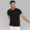 Code Cotton Rich T-shirts For Mens For Men Pitch Black - XYXX Mens Apparels