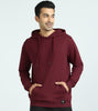 Cruze French Terry Cotton Hoodies Auburn Red