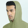 Cruze French Terry Cotton Hoodies For Men Olive Green -  XYXX Crew