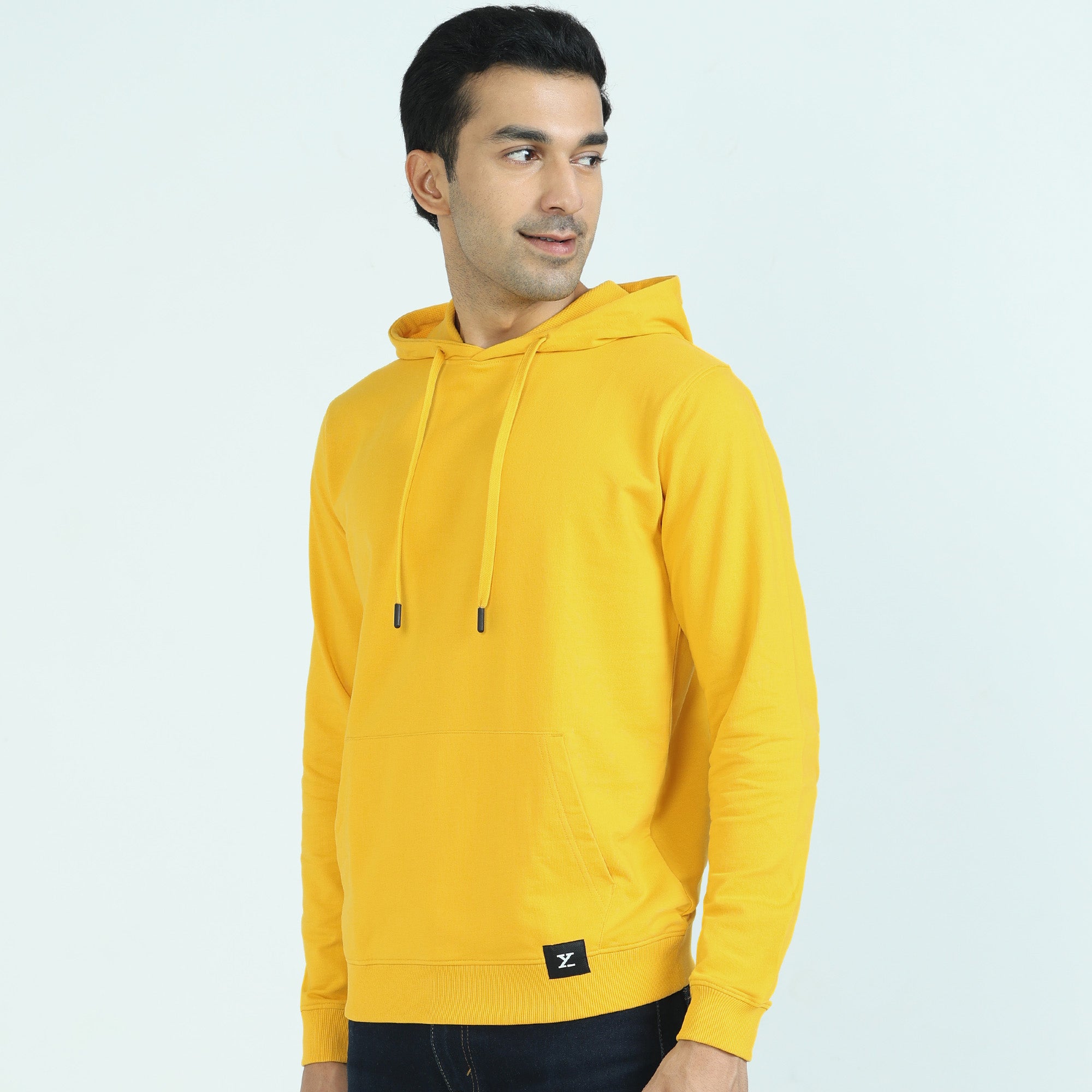 Cruze French Terry Cotton Hoodies For Men Vivid Yellow -  XYXX Crew