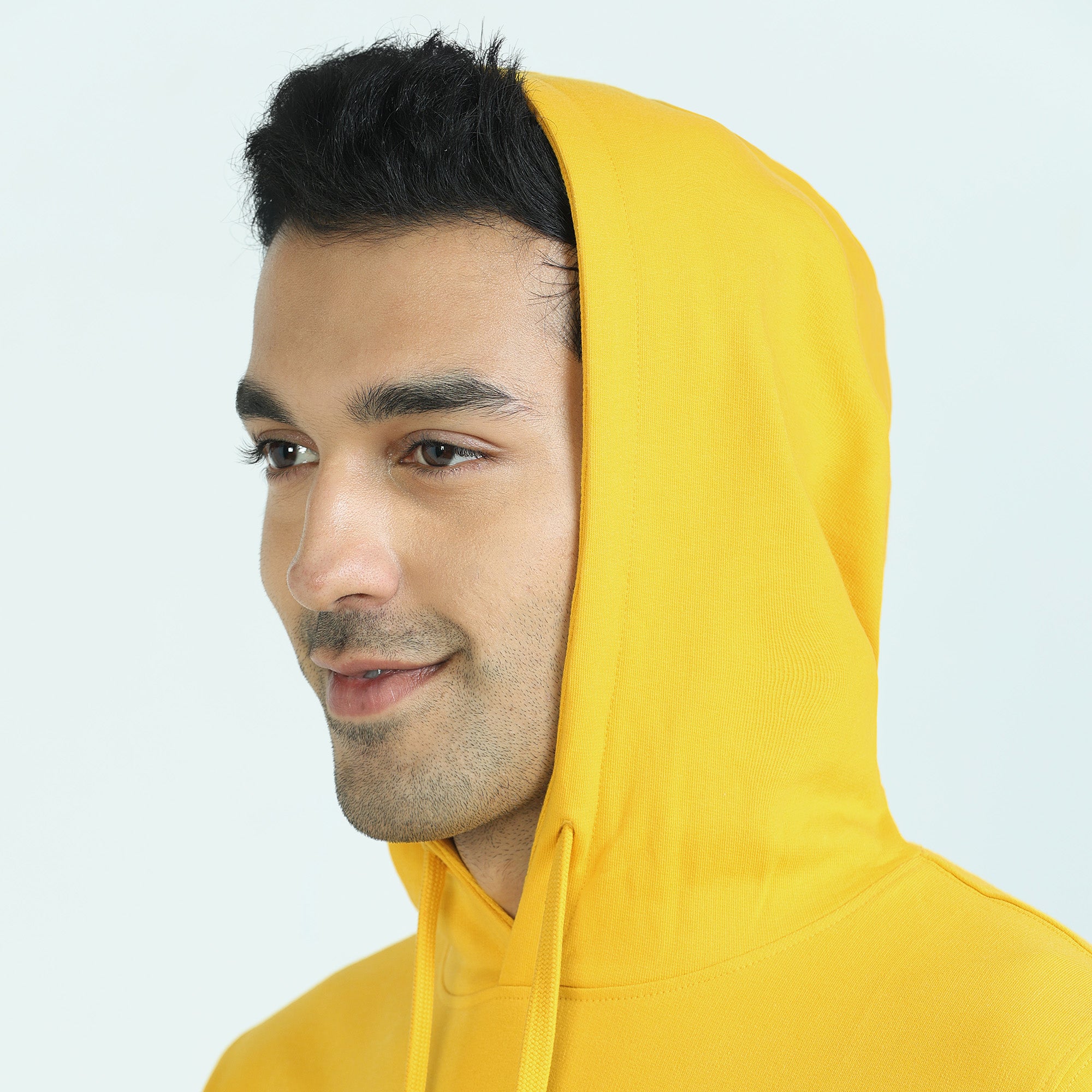 Cruze French Terry Cotton Hoodies For Men Vivid Yellow -  XYXX Crew