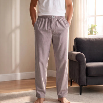 Ultra-Breathable Cotton Chambray Pyjamas - Shadow Purple