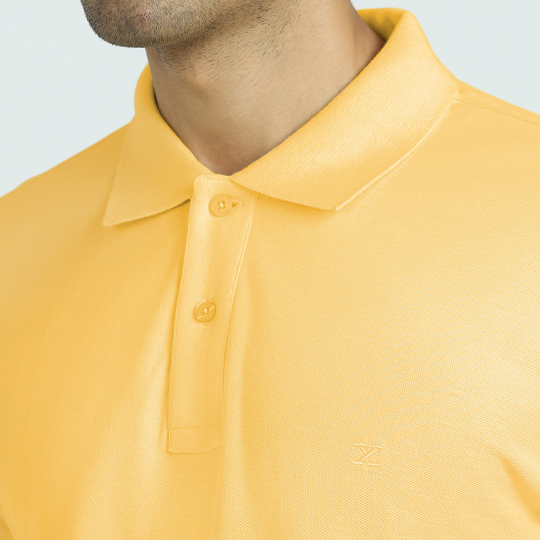 Element Combed Cotton Polo T-shirts For Men Butter Yellow - XYXX Crew