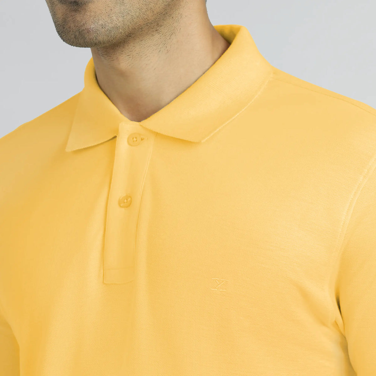 Element Combed Cotton Polo T-shirts Butter Yellow - XYXX Crew