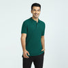 Element Combed Cotton Polo T-shirts For Men Forest Green - XYXX Crew