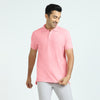 Element Combed Cotton Polo T-shirts For Men French Pink - XYXX Crew