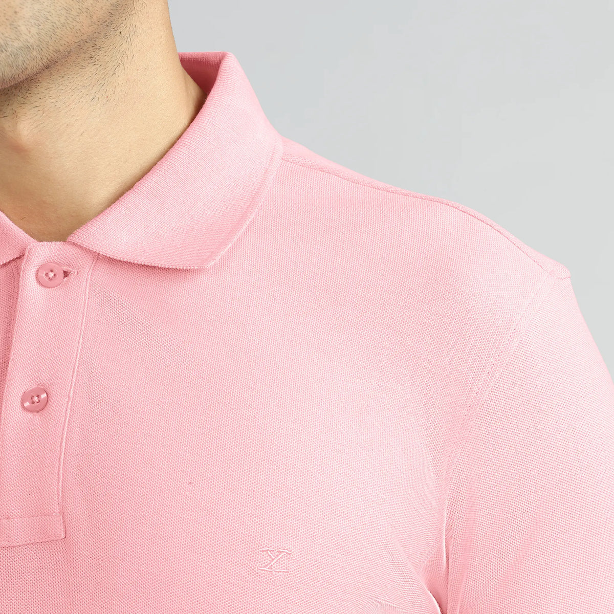 Element Combed Cotton Polo T-shirts French Pink - XYXX Crew