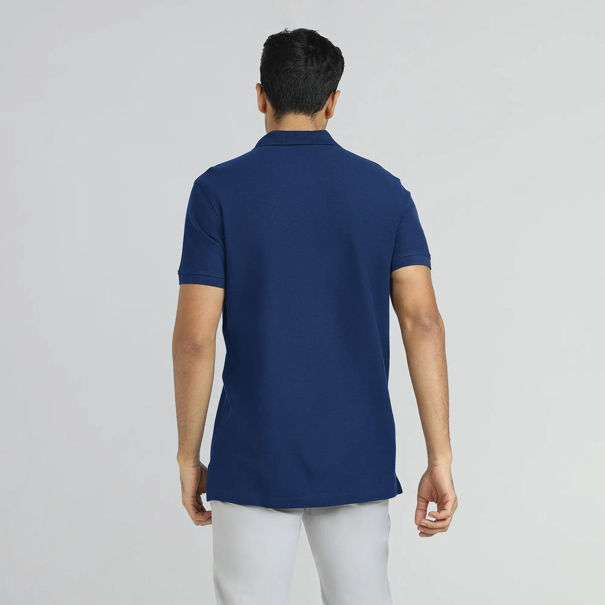 Element Combed Cotton Polo T-shirts Midnight Blue - XYXX Crew