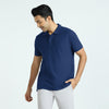 Element Combed Cotton Polo T-shirts Midnight Blue