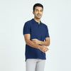 Element Combed Cotton Polo T-shirts Midnight Blue