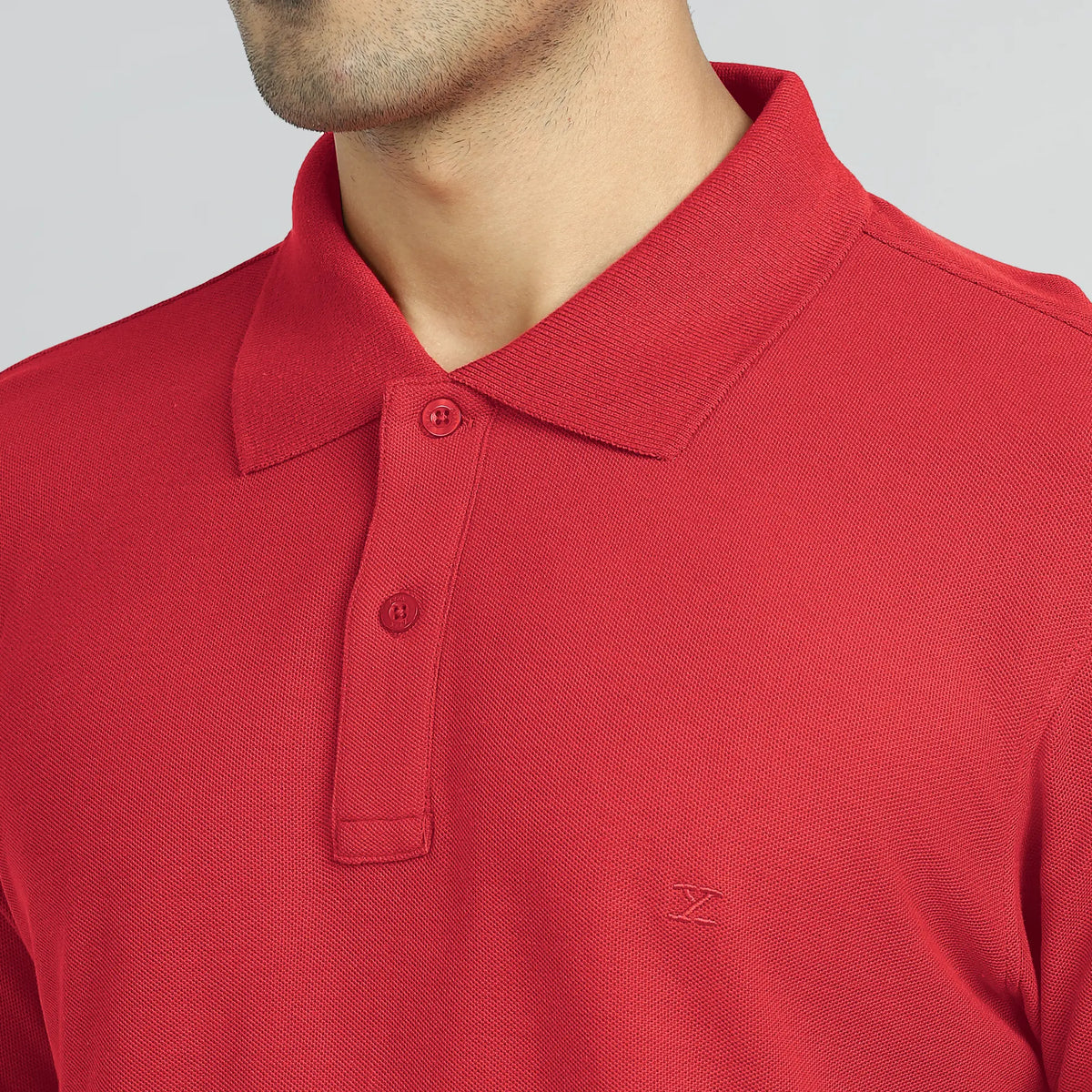 Element Combed Cotton Polo T-shirts Rio Red - XYXX Crew