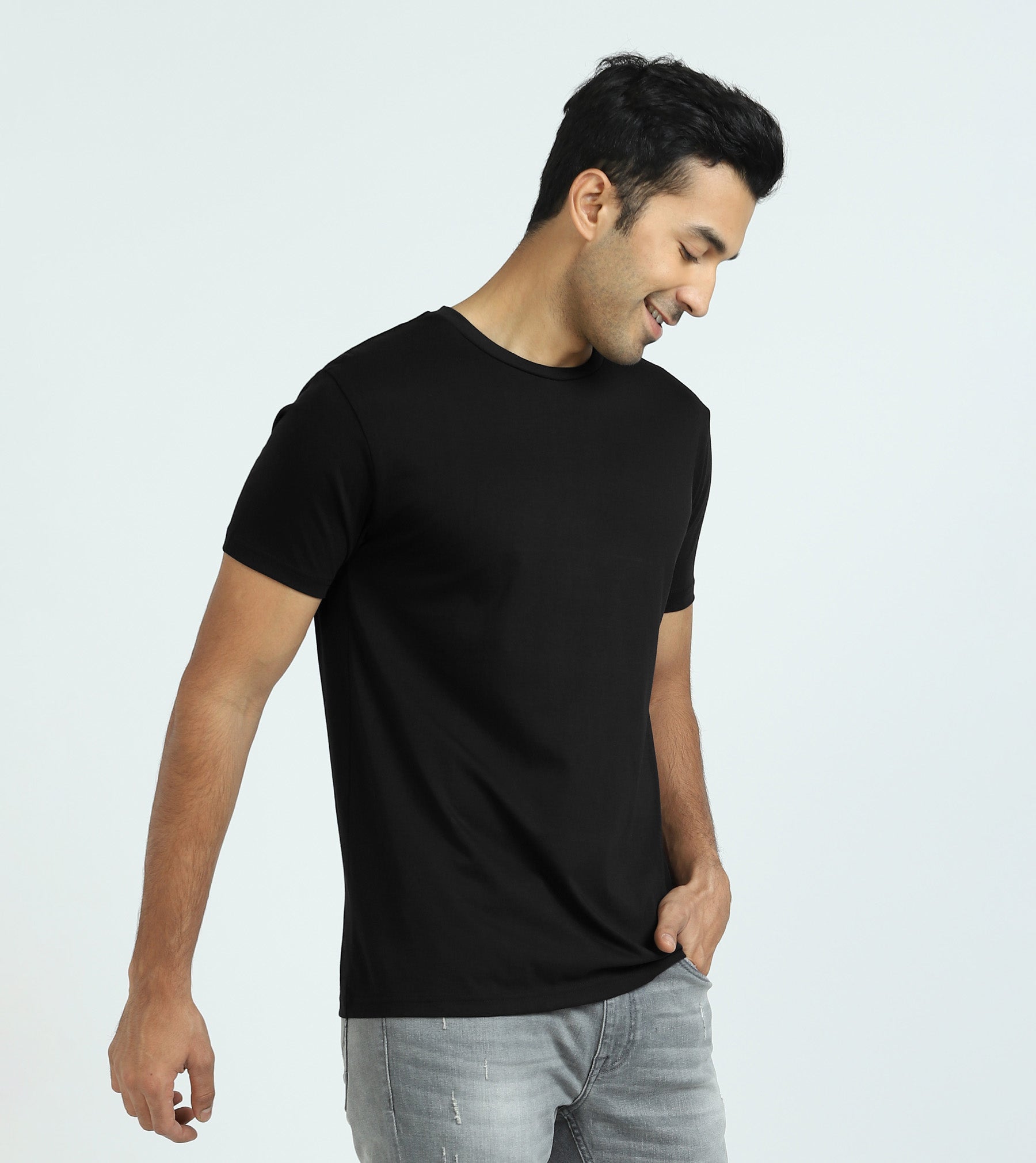 Iconique Supima Cotton T-shirt Pitch Black