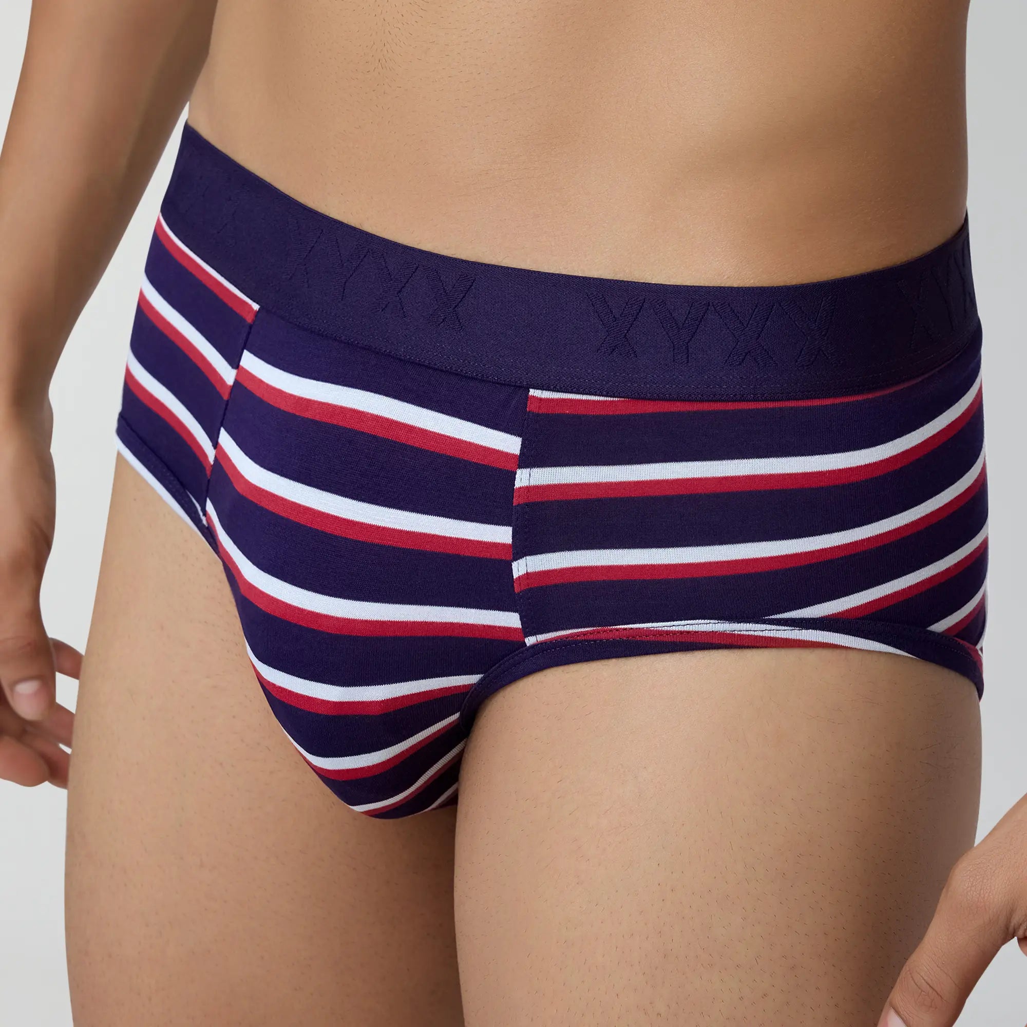 Linea Modal Briefs For Men Cardinal Blue - XYXX Crew