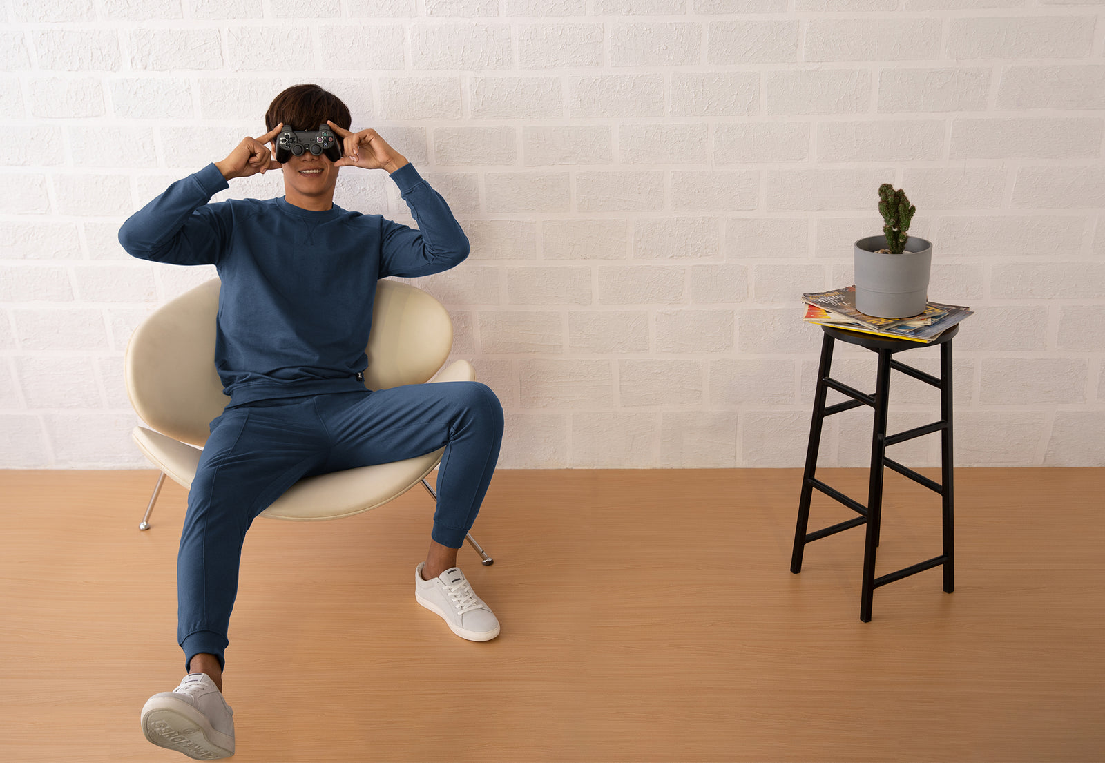 Cruze French Terry Cotton Sweatshirts Opal Blue