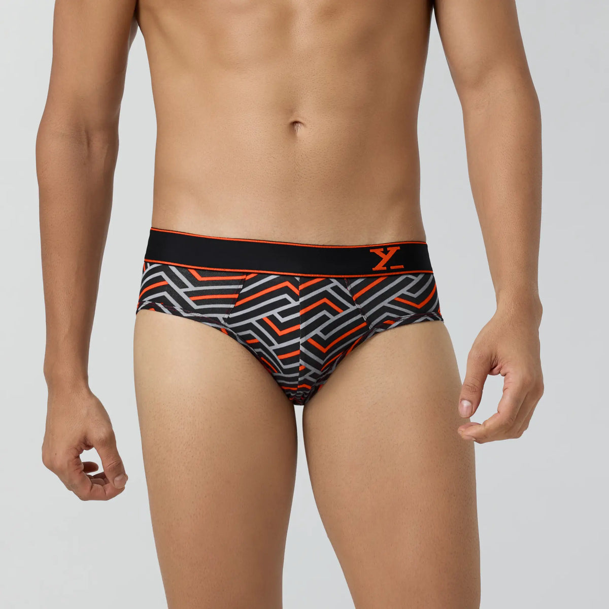 Parallax Cotton Briefs Black Stripes - XYXX Crew