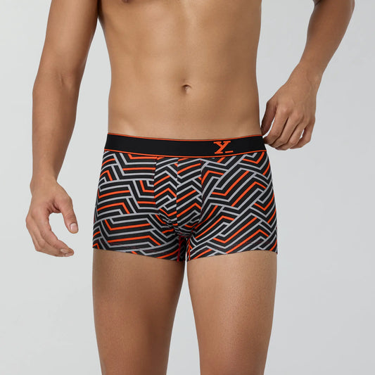 Parallax Cotton Trunks Black Stripes - XYXX Crew