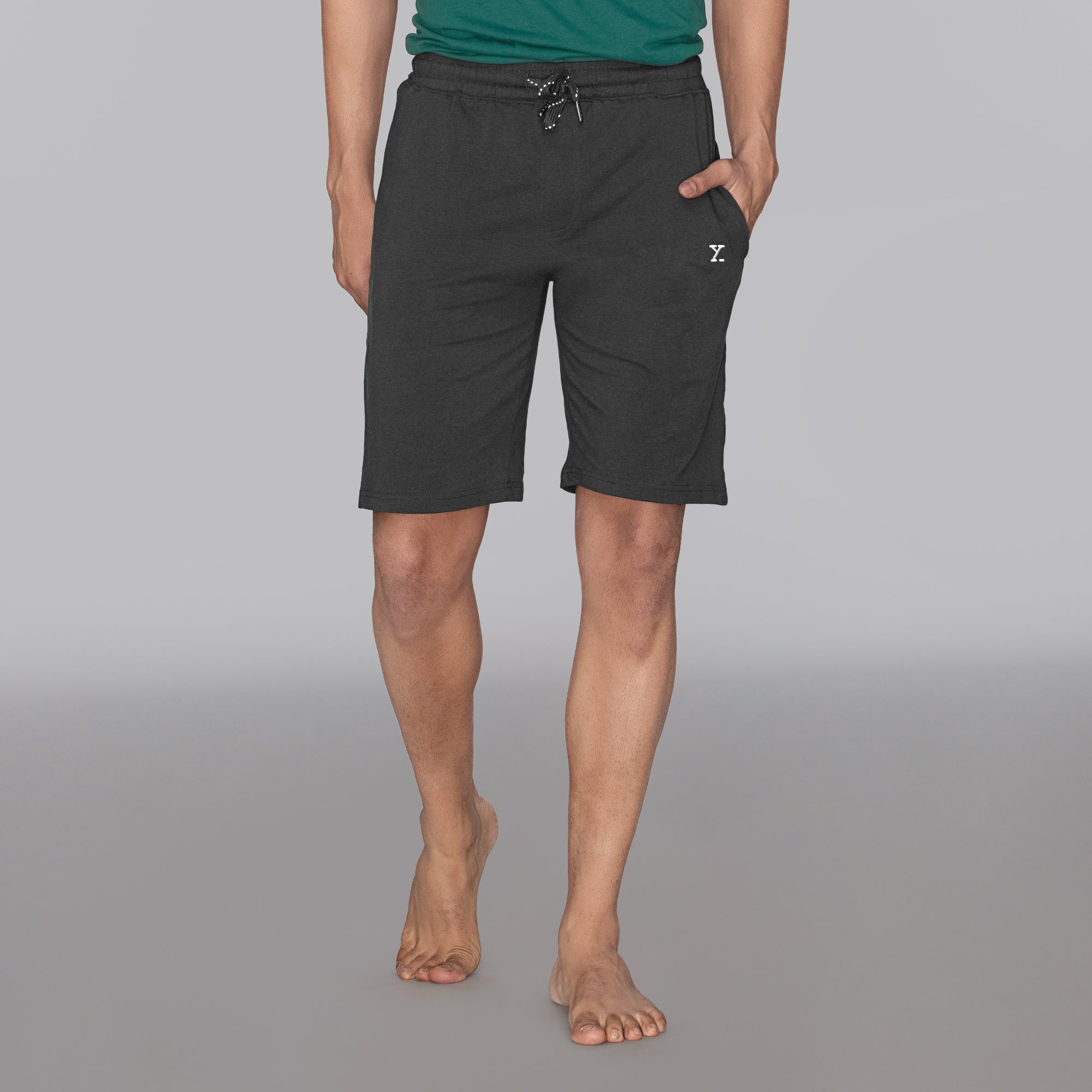 Ace Modal-Cotton Shorts For Men Graphite Grey - XYXX Mens Apparels