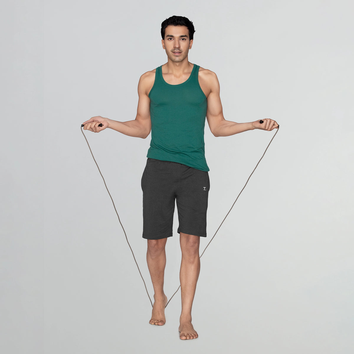 Ace Modal-Cotton Shorts Graphite Grey
