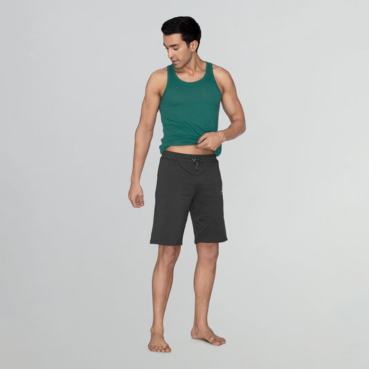 Ace Modal-Cotton Shorts Graphite Grey