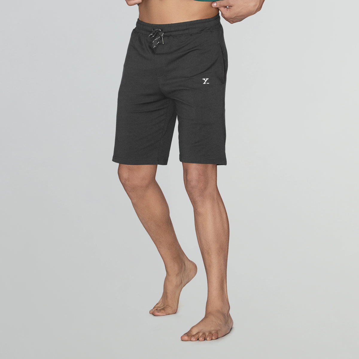 Ace Modal-Cotton Shorts Graphite Grey