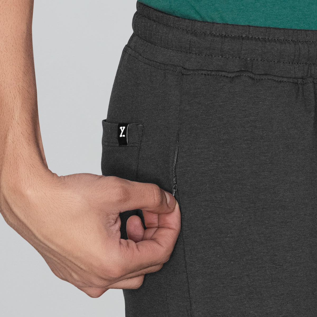Ace Modal-Cotton Shorts Graphite Grey