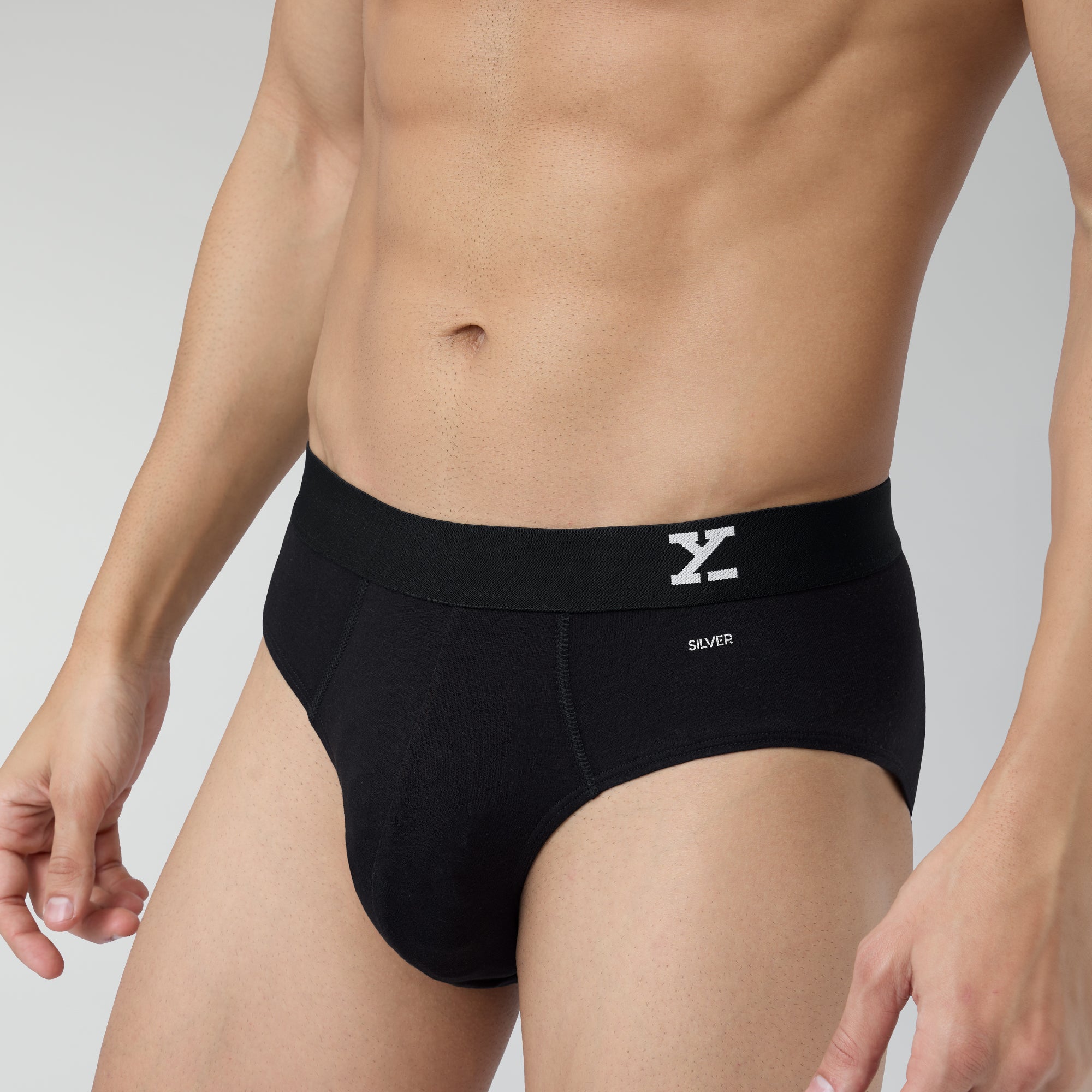 Plain XYXX Intellistretch Super Combed Cotton Aero Brief Underwear