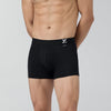 Aero Silver Cotton Trunks For Men Black Knight -  XYXX Crew