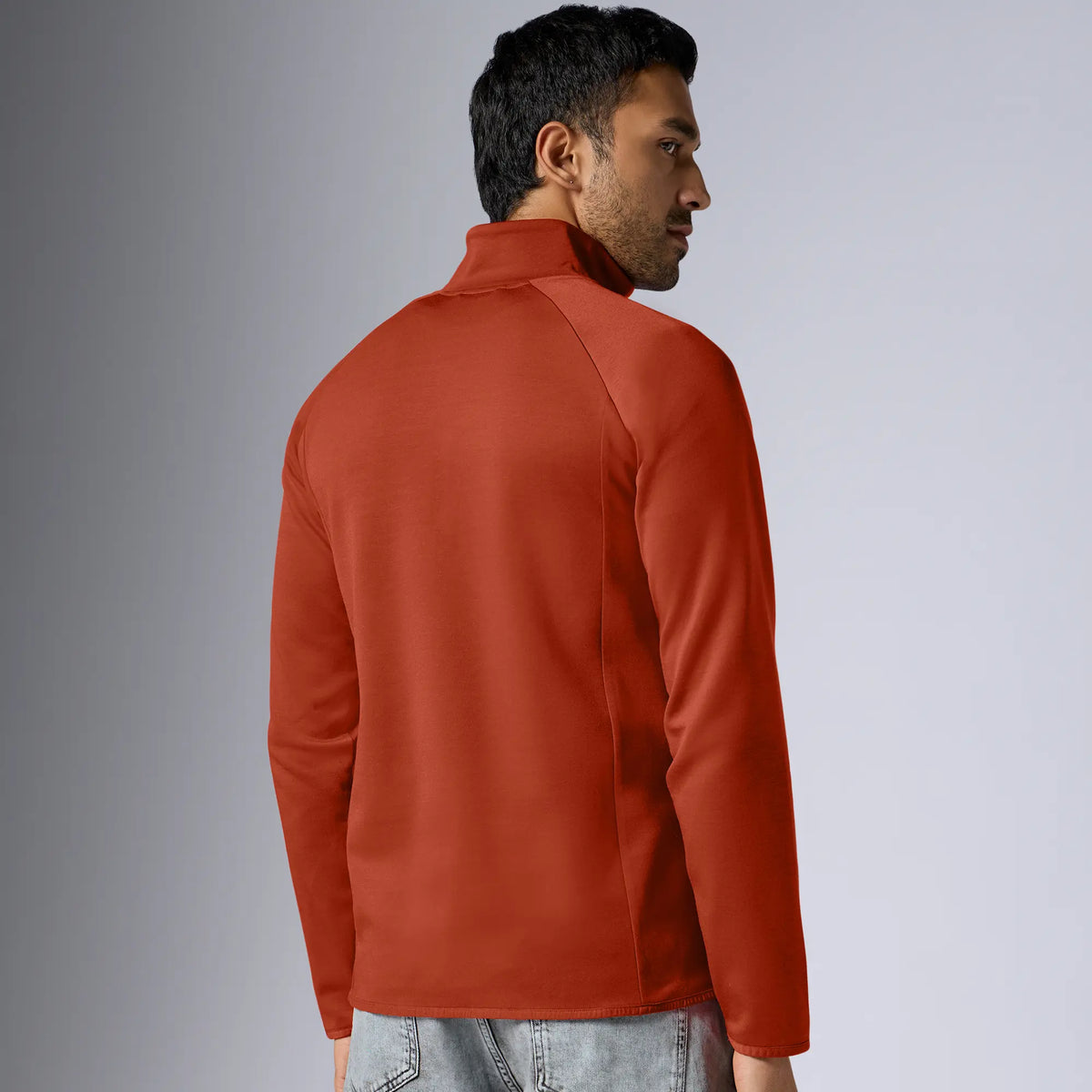 Alpha Half Zip Sweatshirt Auburn Red - XYXX Crew