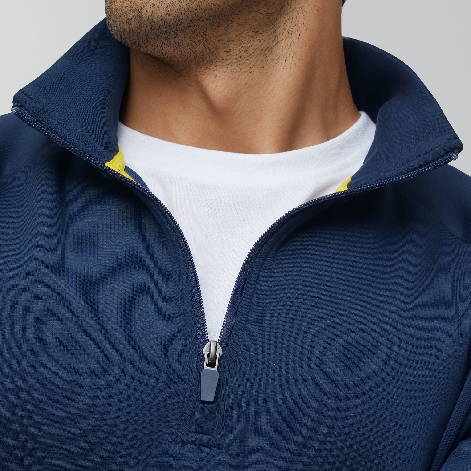 Alpha Half Zip Sweatshirt Midnight Blue – XYXX Apparels