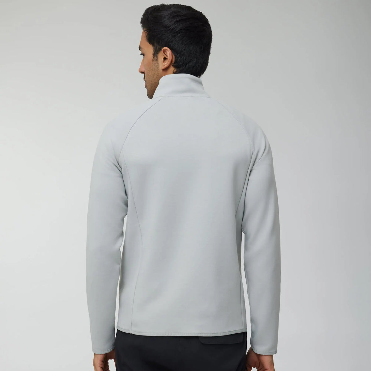 Alpha Half Zip Sweatshirt Moon Grey - XYXX Crew