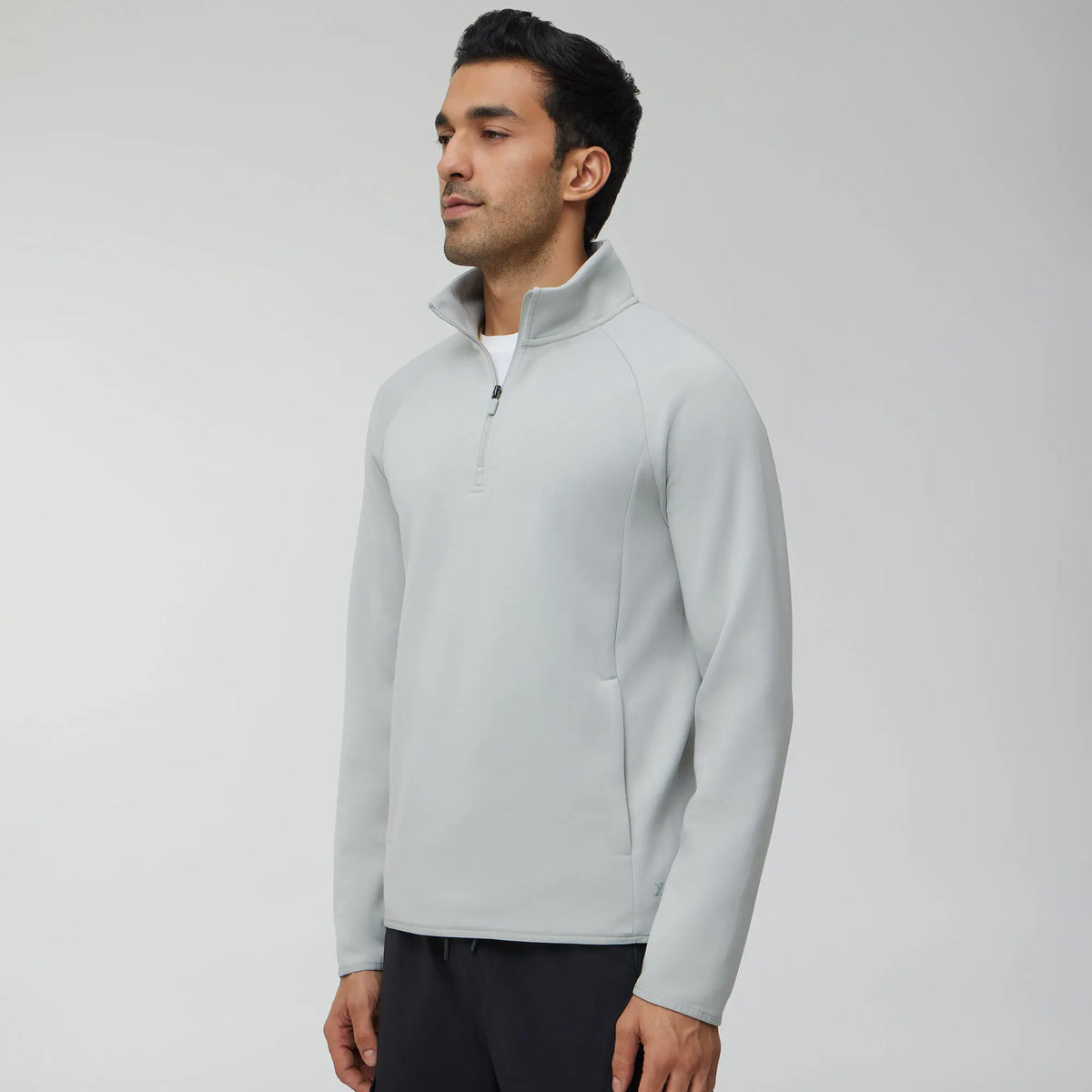 Alpha Half Zip Sweatshirt Moon Grey - XYXX Crew