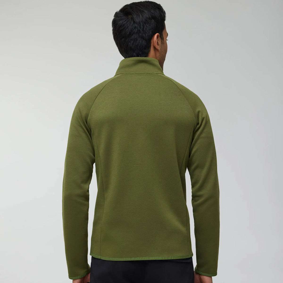 Alpha Half Zip Sweatshirt Olive Green - XYXX Crew