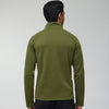 Alpha Half Zip Sweatshirt Olive Green