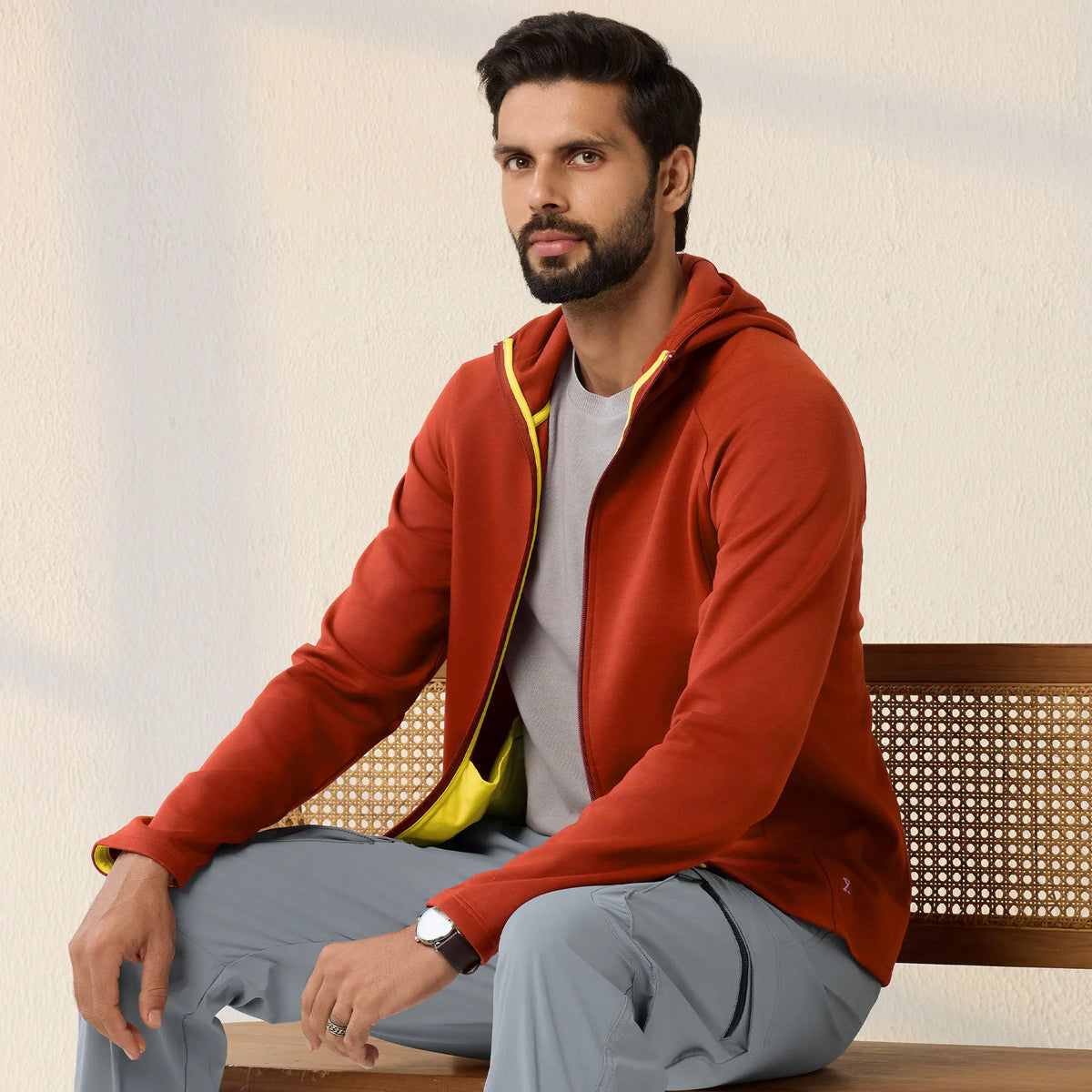 Alpha Hoodies Jackets Auburn Red - XYXX Crew