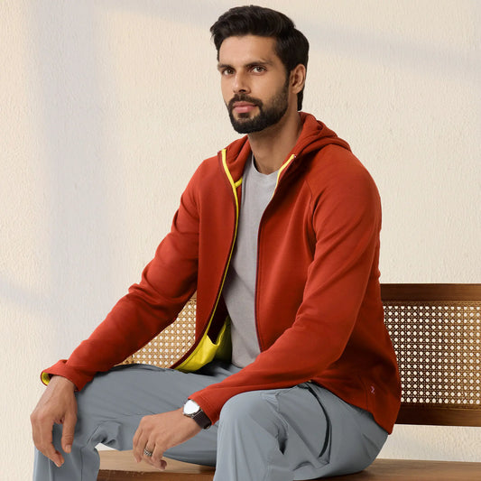 Alpha Hoodies Jackets Auburn Red - XYXX Crew