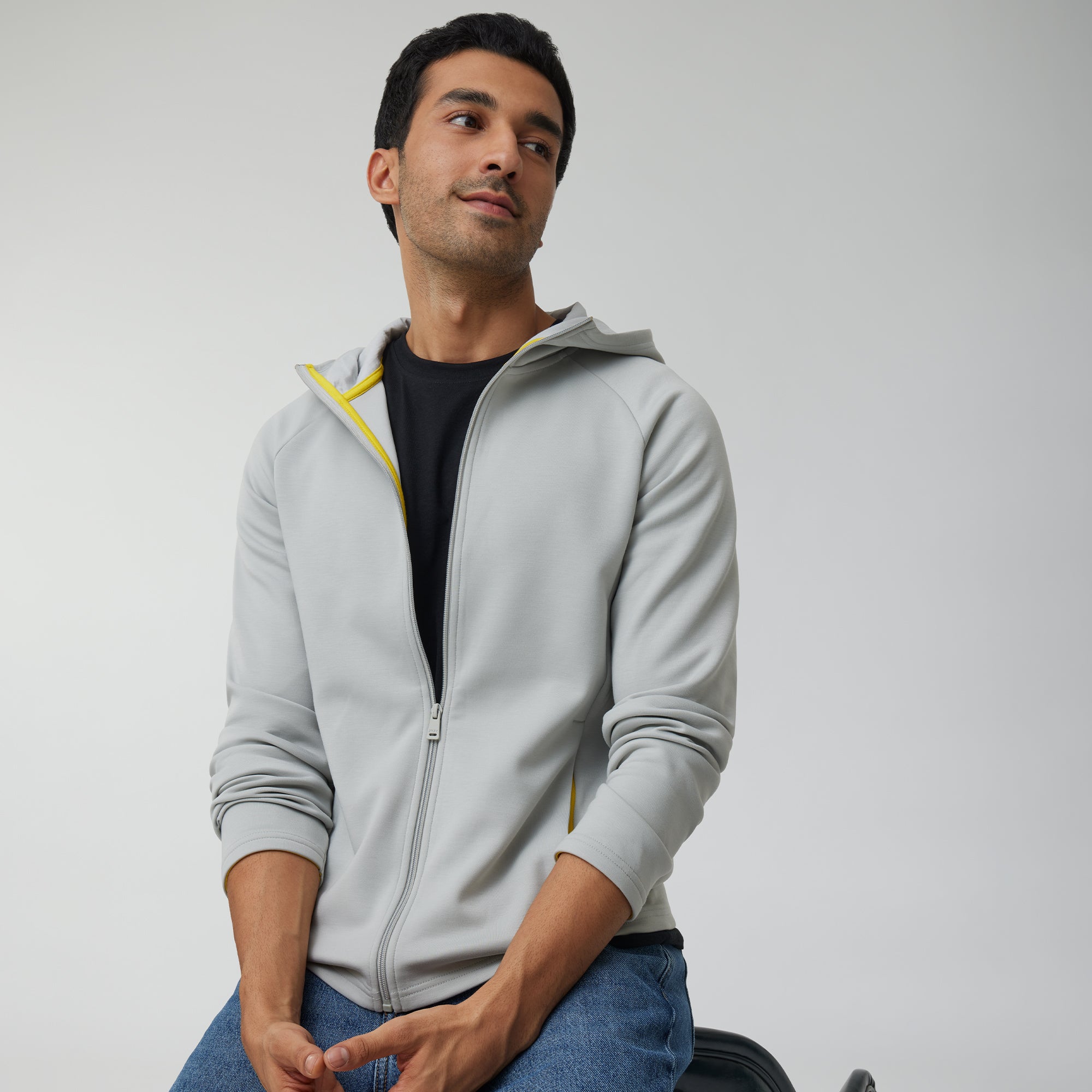 Alpha Hoodies and Jackets For Men Moon Grey -  XYXX Crew