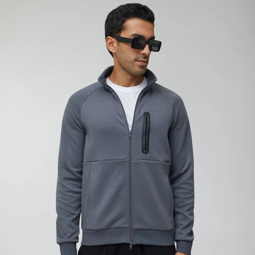 Alpha Zip Ups Jackets Ash Grey - XYXX Crew