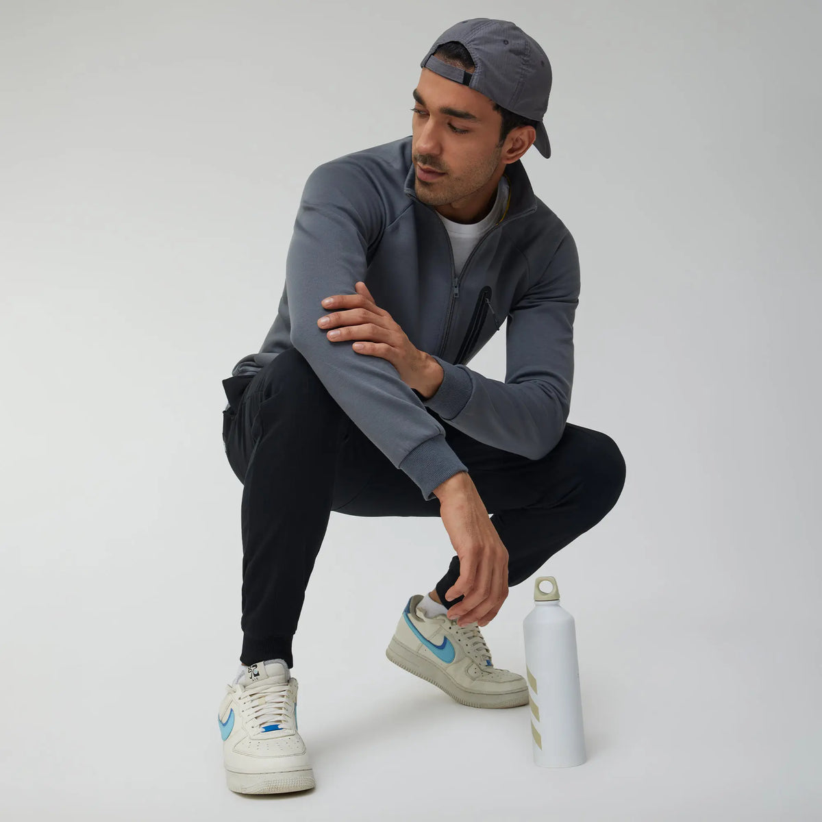 Alpha Zip Ups Jackets Ash Grey - XYXX Crew